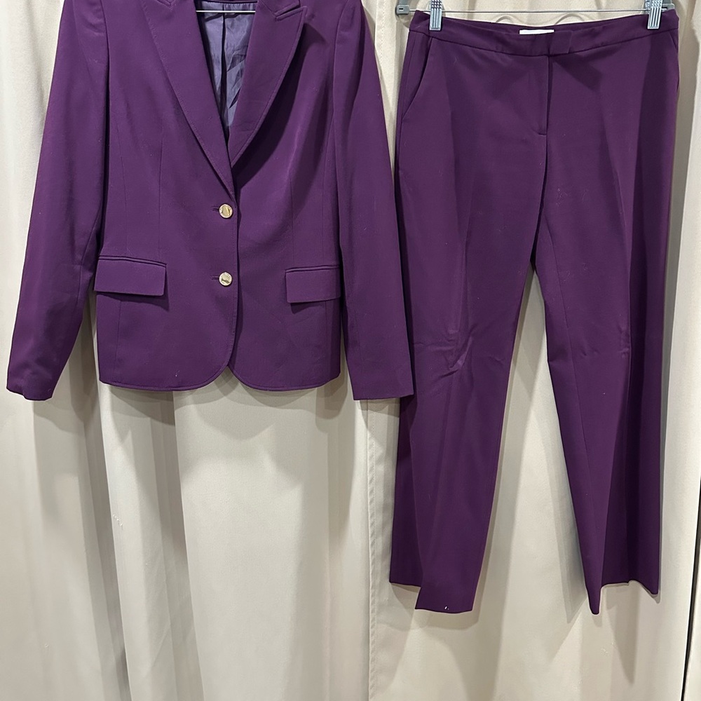 Elegant Purple Women's Suit Set